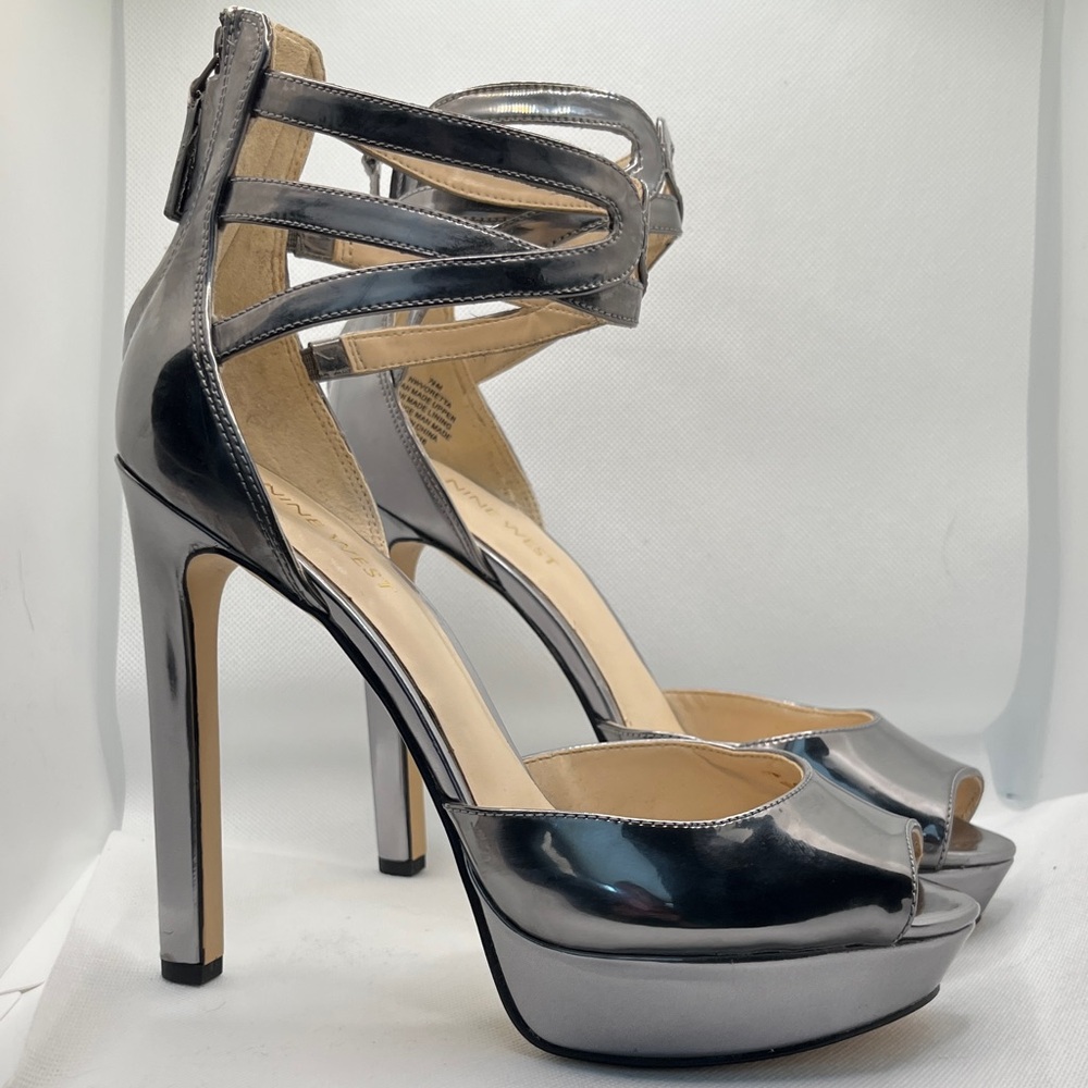 Nine West Voretta Platinum High Heels